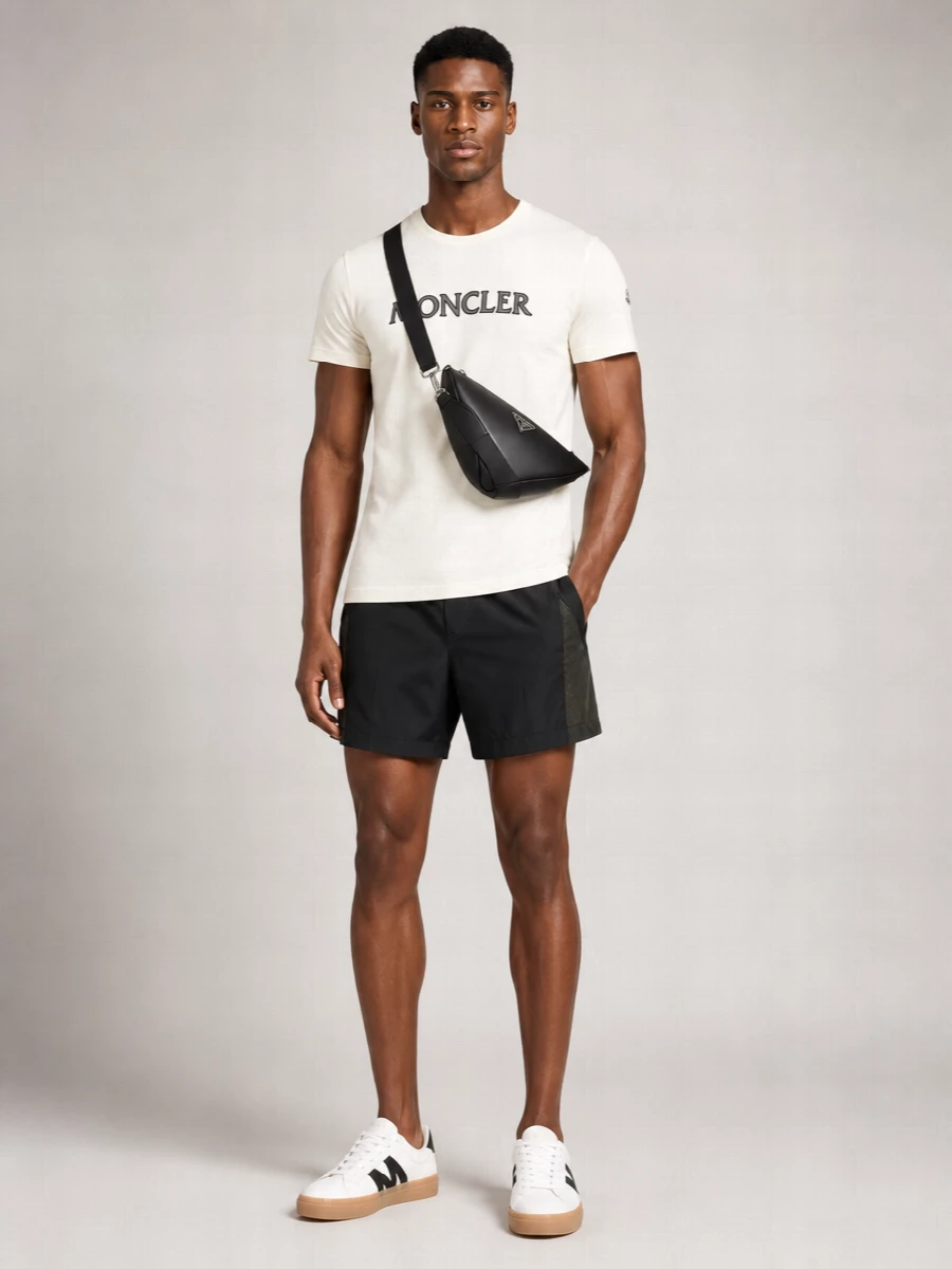 Moncler Cotton Logo-Print T-Shirt