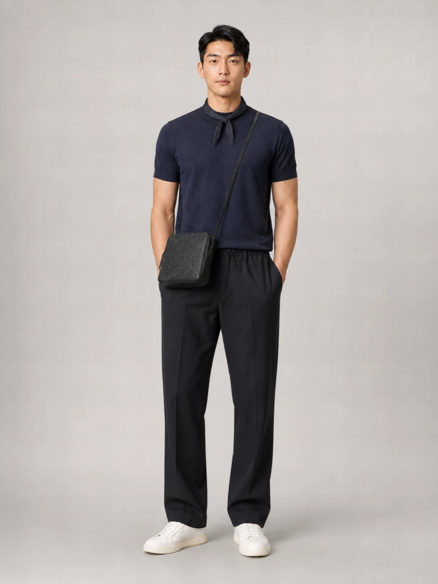 Etro Printed Crossbody Messenger Bag