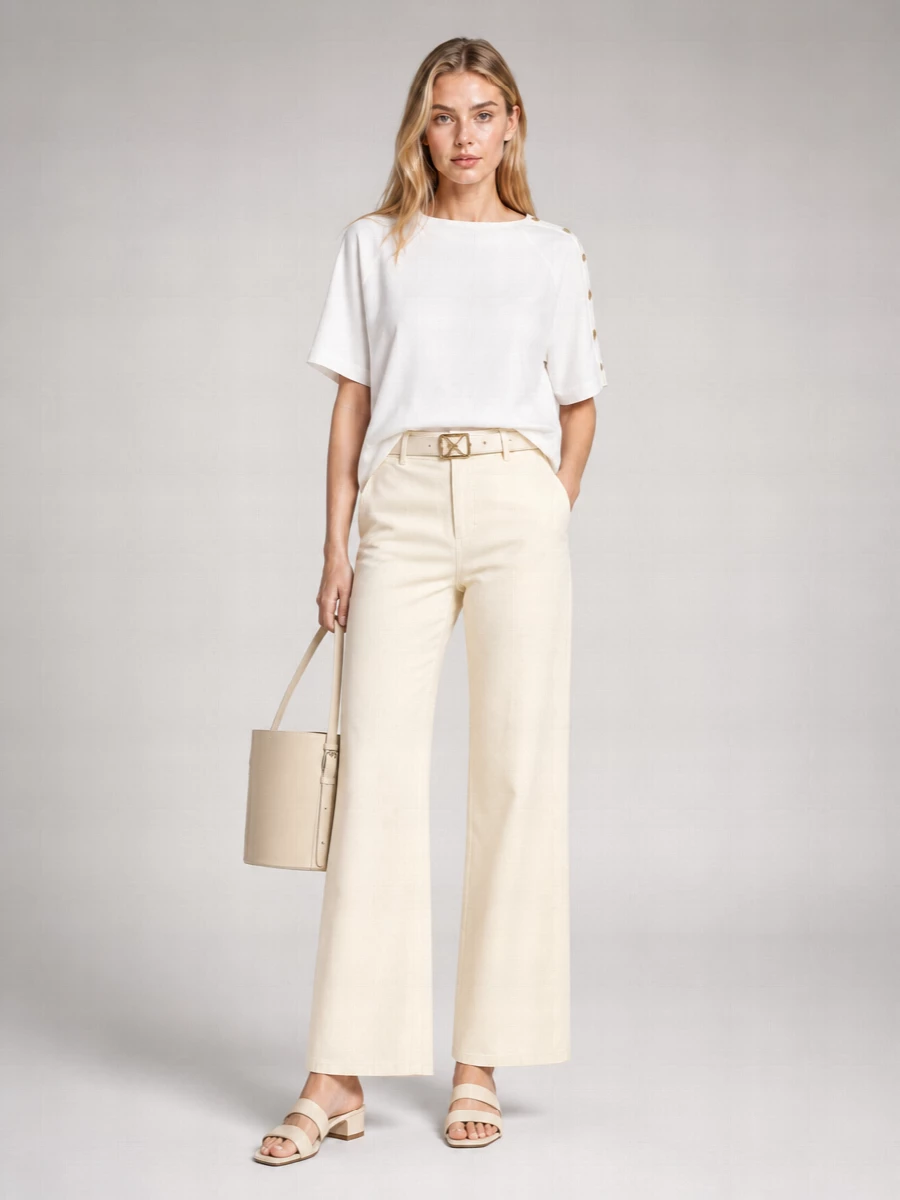 Soeur Denim Wide-Leg Jeans