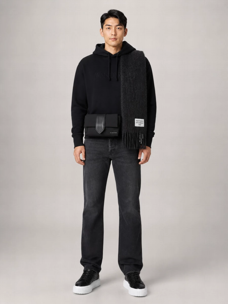 Jw Anderson Logo Hoodie