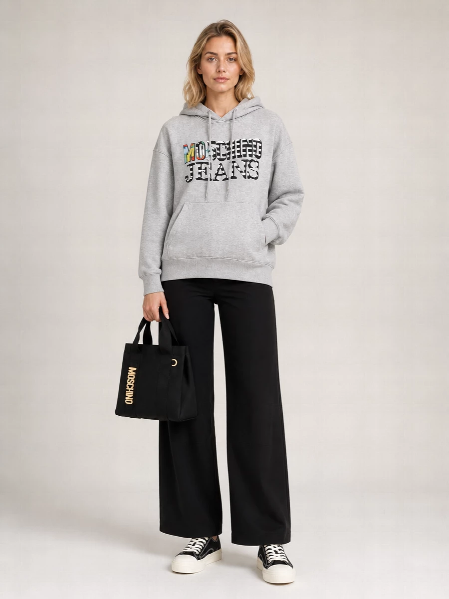 Moschino Canvas Low-Top Sneakers