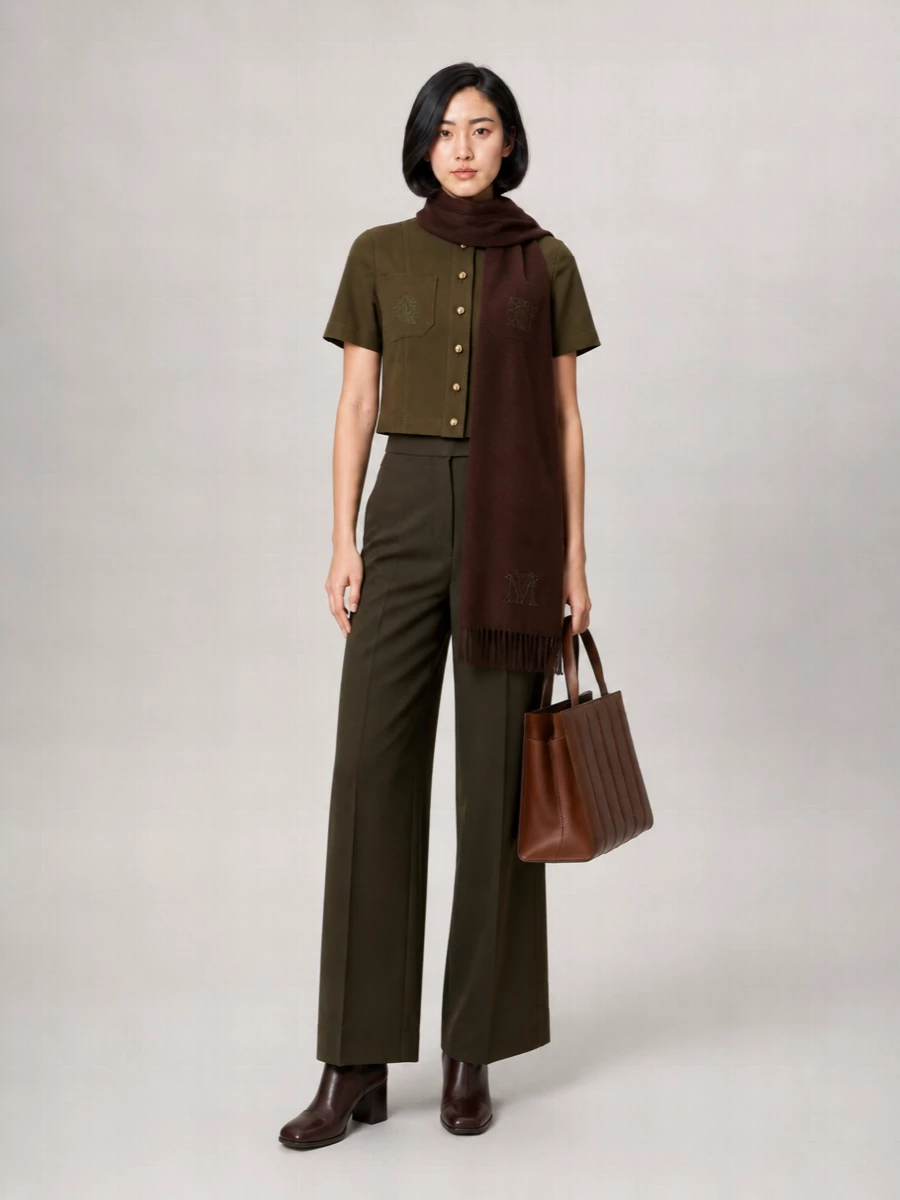 Max Mara Stretch Cotton Blouse