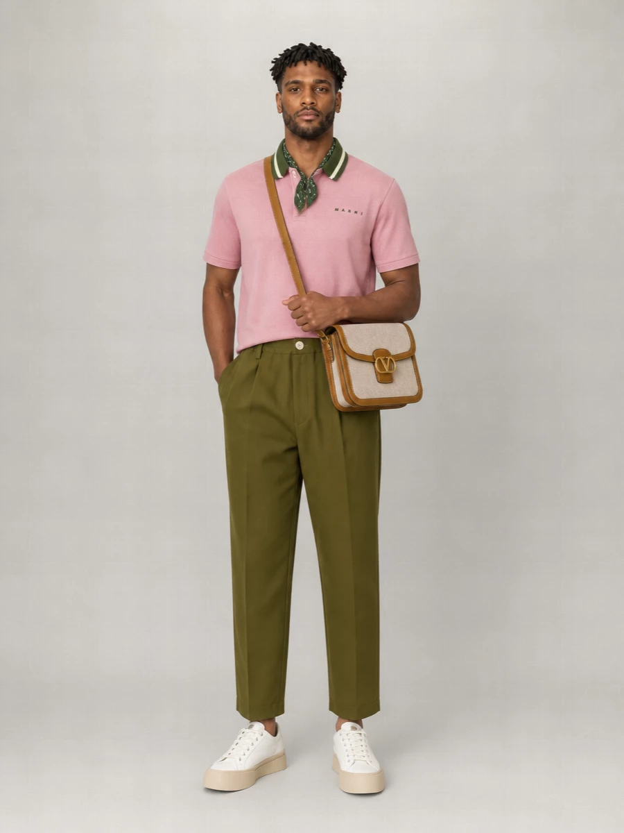 Marni Cotton Piqué Polo Shirt
