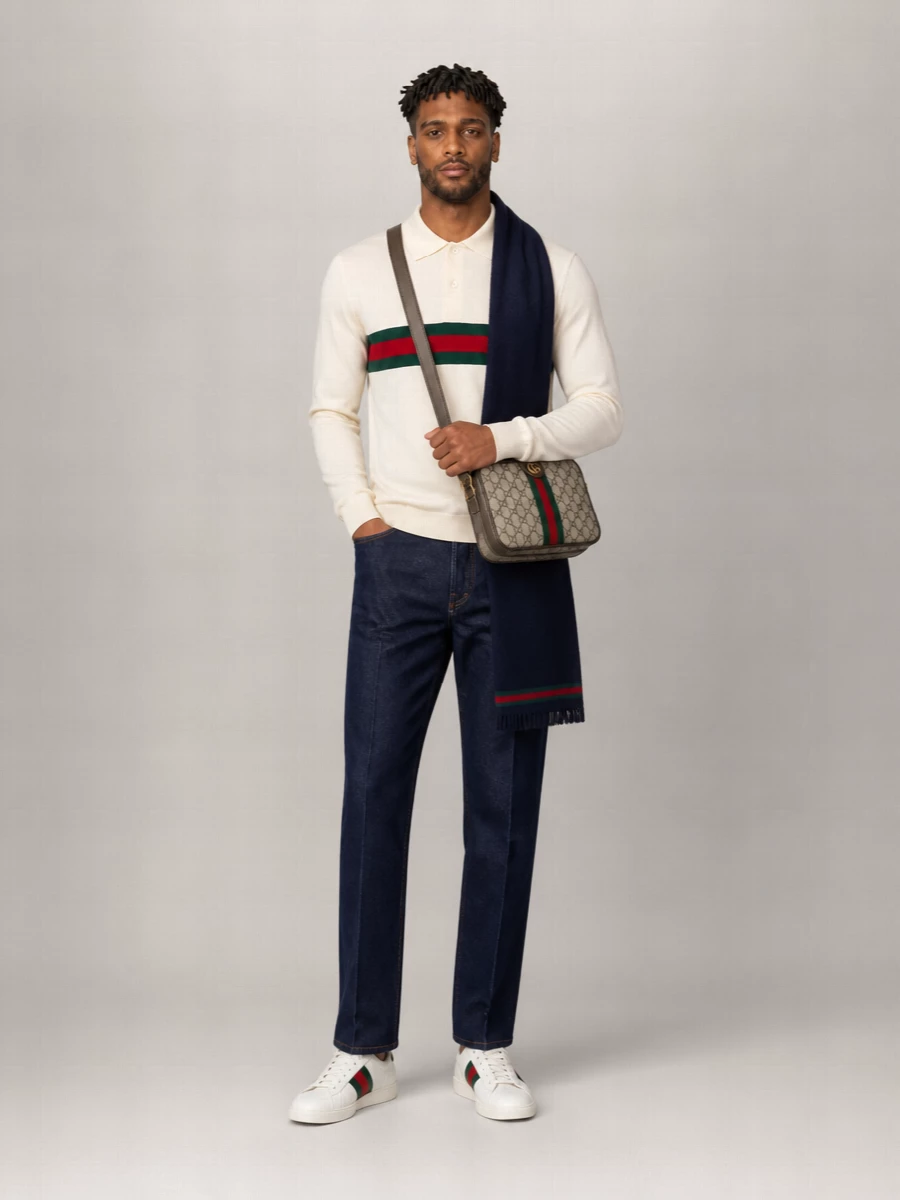 Gucci Silk Blend Scarf