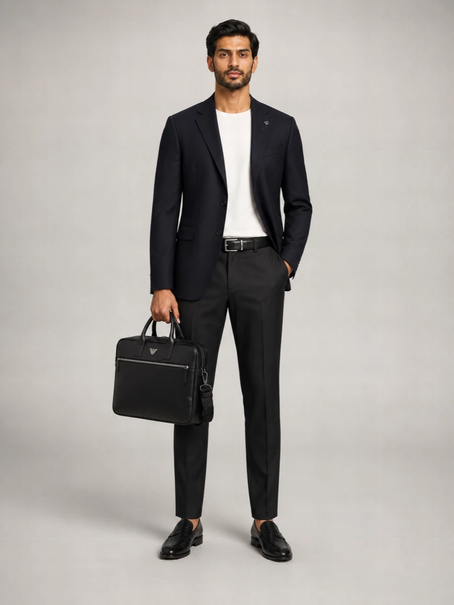 Lardini Wool Regular-Fit Suit Trousers