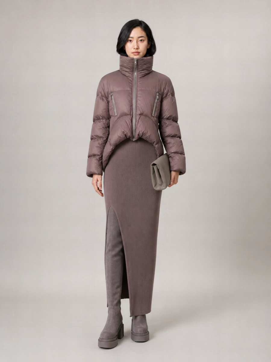 Rick Owens Leather Knee-High Boots
