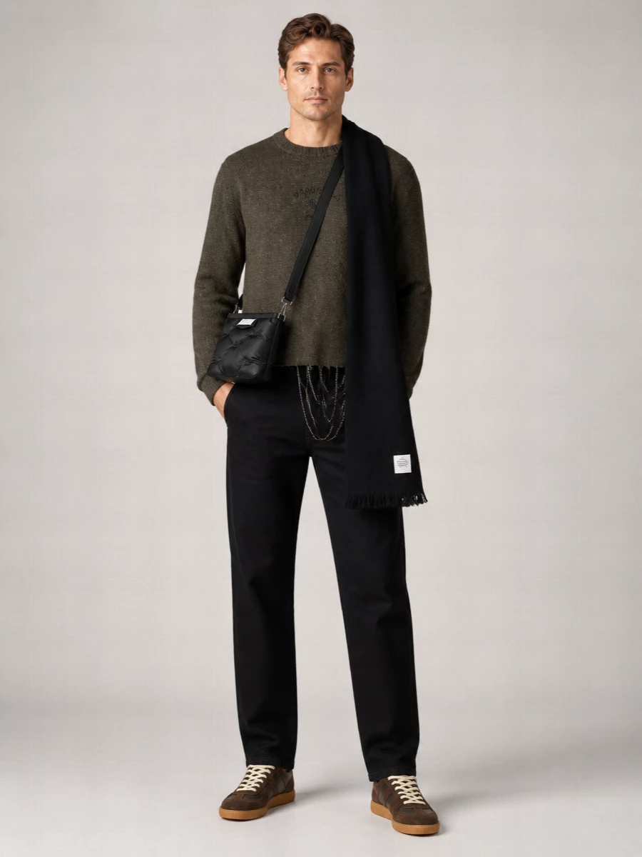 Mm6 Maison Margiela Wool Crewneck Sweater
