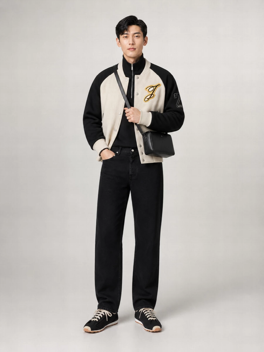 Jacquemus wool varsity jacket