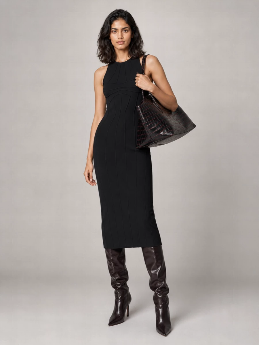 The Attico Gathered Over-The-Knee Boots