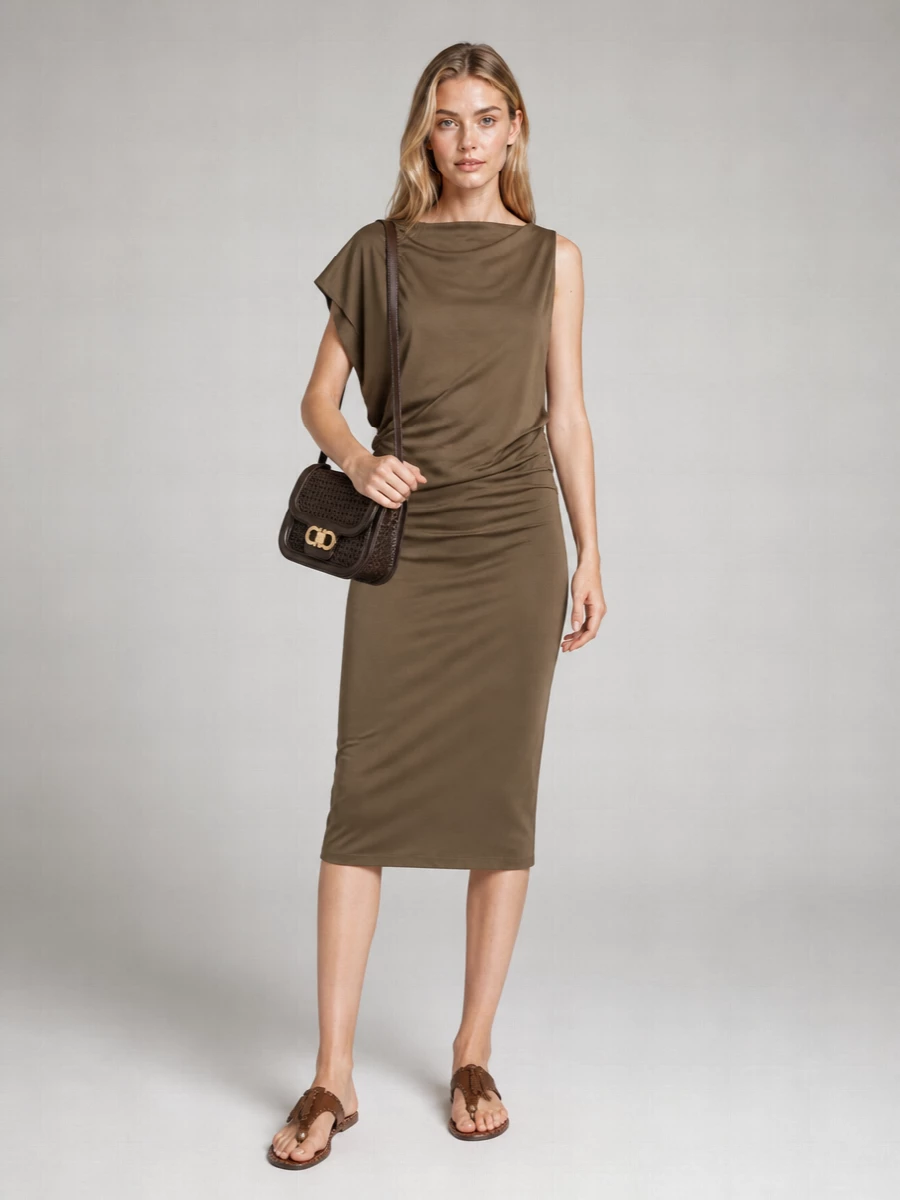 Ferragamo Na Leather Shoulder Bag