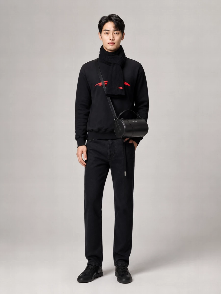 Ann Demeulemeester Cotton Printed Loose-Fit Sweatshirt