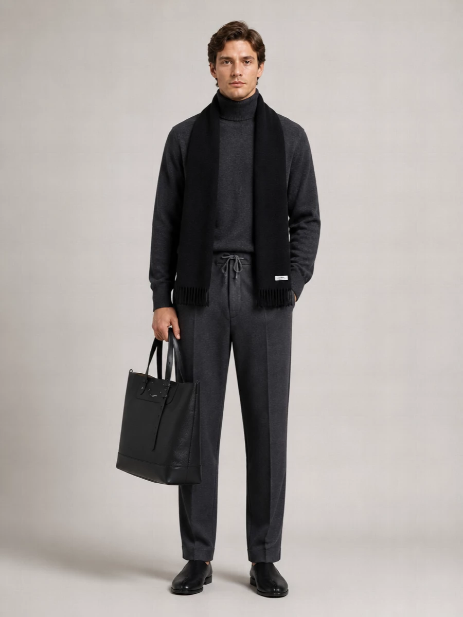 Maison Margiela Wool Tapered Trousers