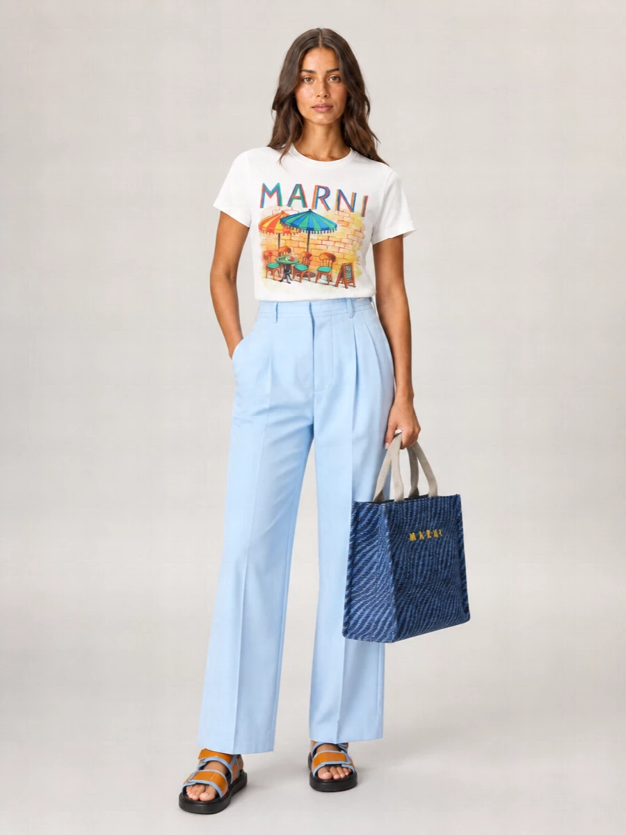 Marni Na Fabric Tote Bag