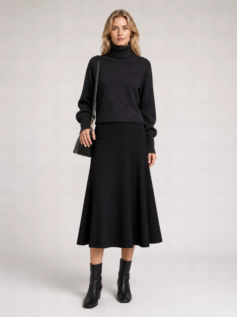 Jacquemus Cashmere-Blend Ribbed Relaxed-Fit Turtleneck Jumper