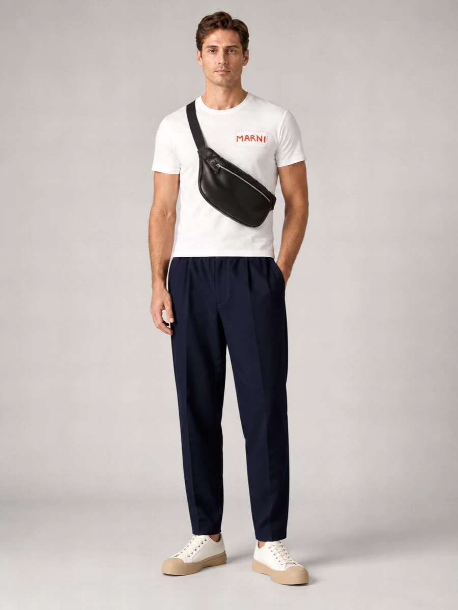 Marni Cotton Logo Print T-Shirt