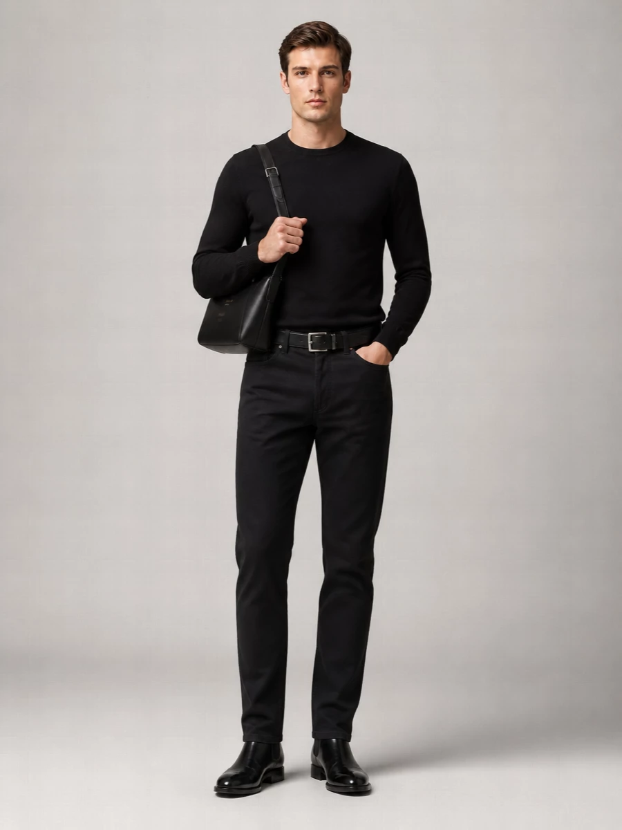 Giorgio Armani Corduroy Straight-Leg Jeans