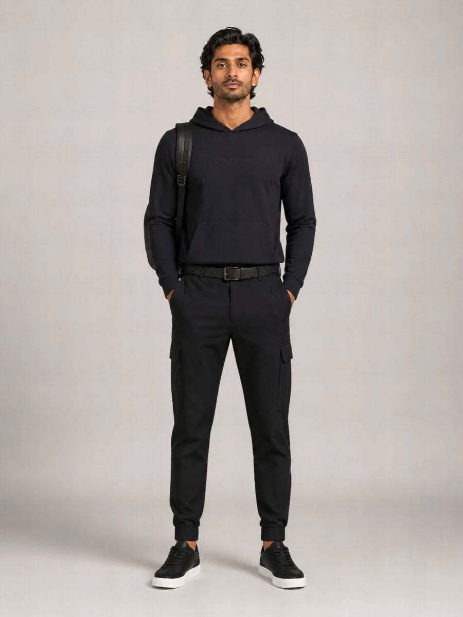Calvin Klein Cotton Blend Hoodie