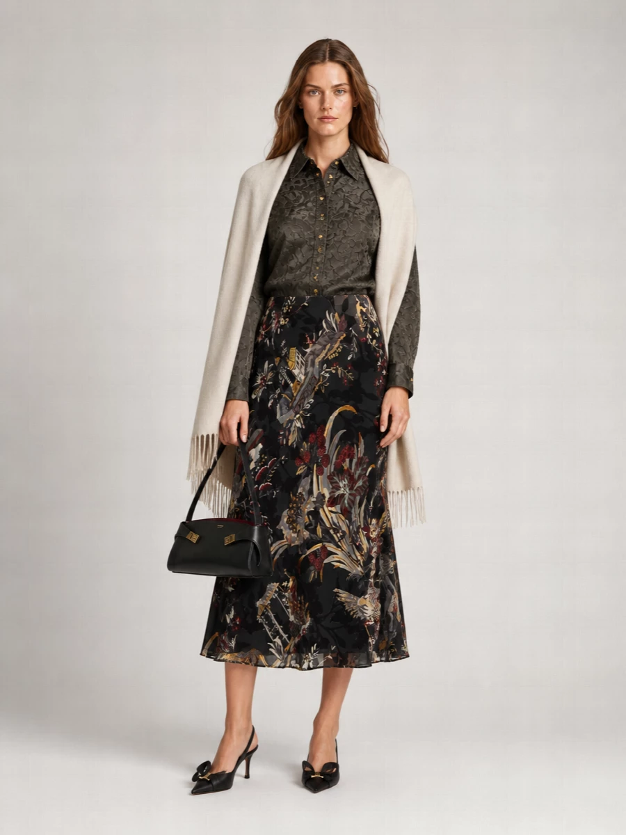 Alberta Ferretti Jacquard Shirt