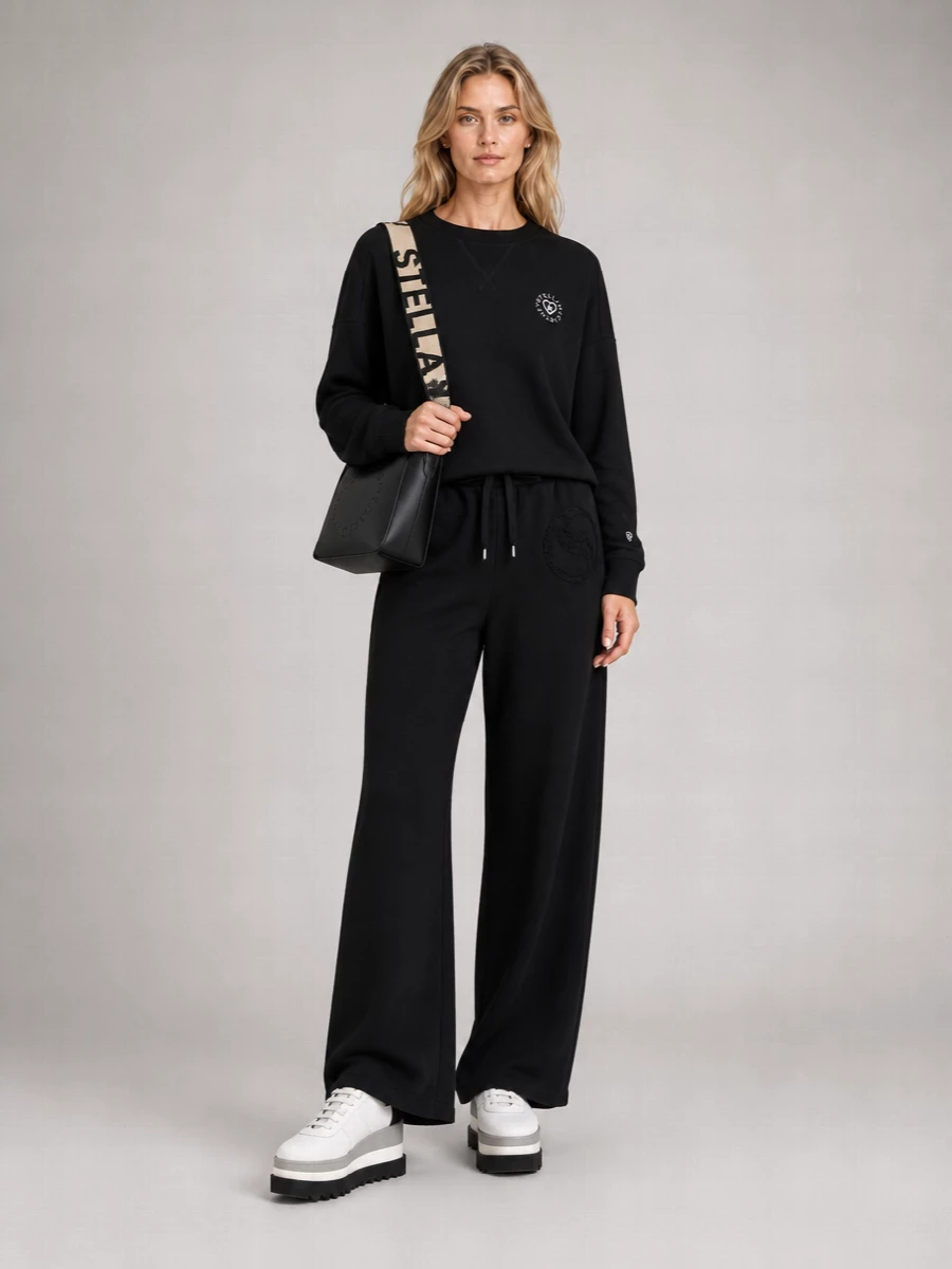 Stella Mccartney Cotton Oversized Logo Print Sweatshirt