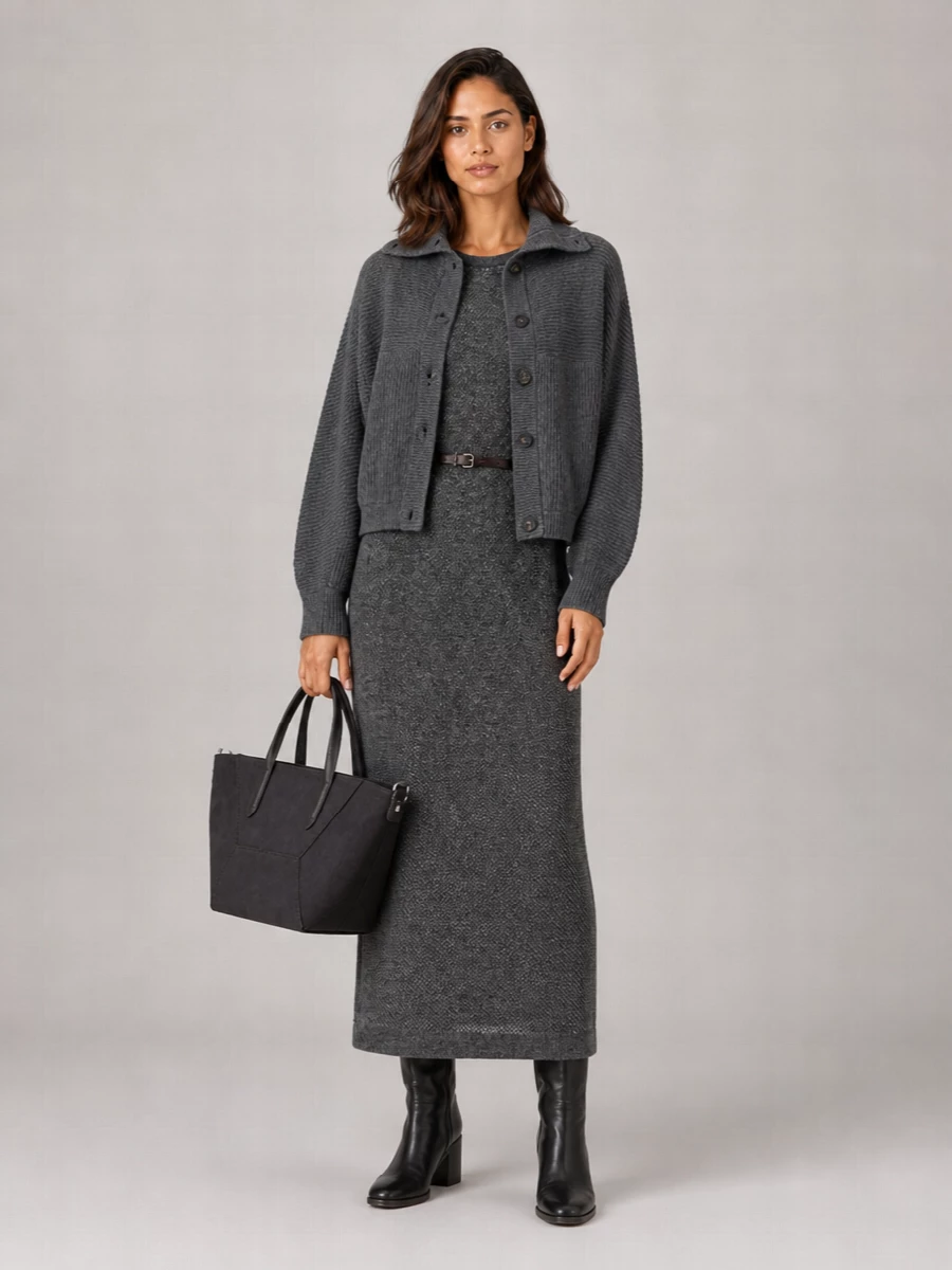 Brunello Cucinelli Cashmere High Neck Cardigan