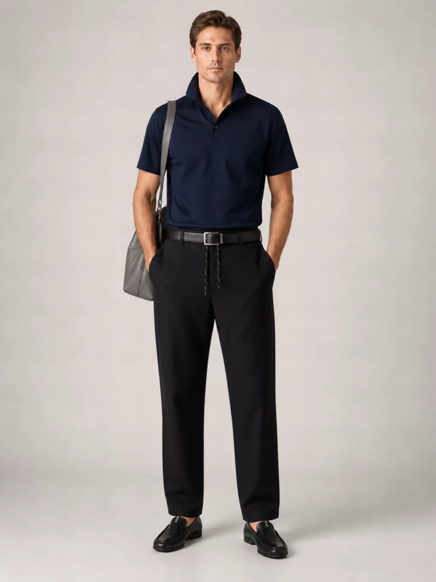 Balenciaga Cotton Short-Sleeve Polo Shirt