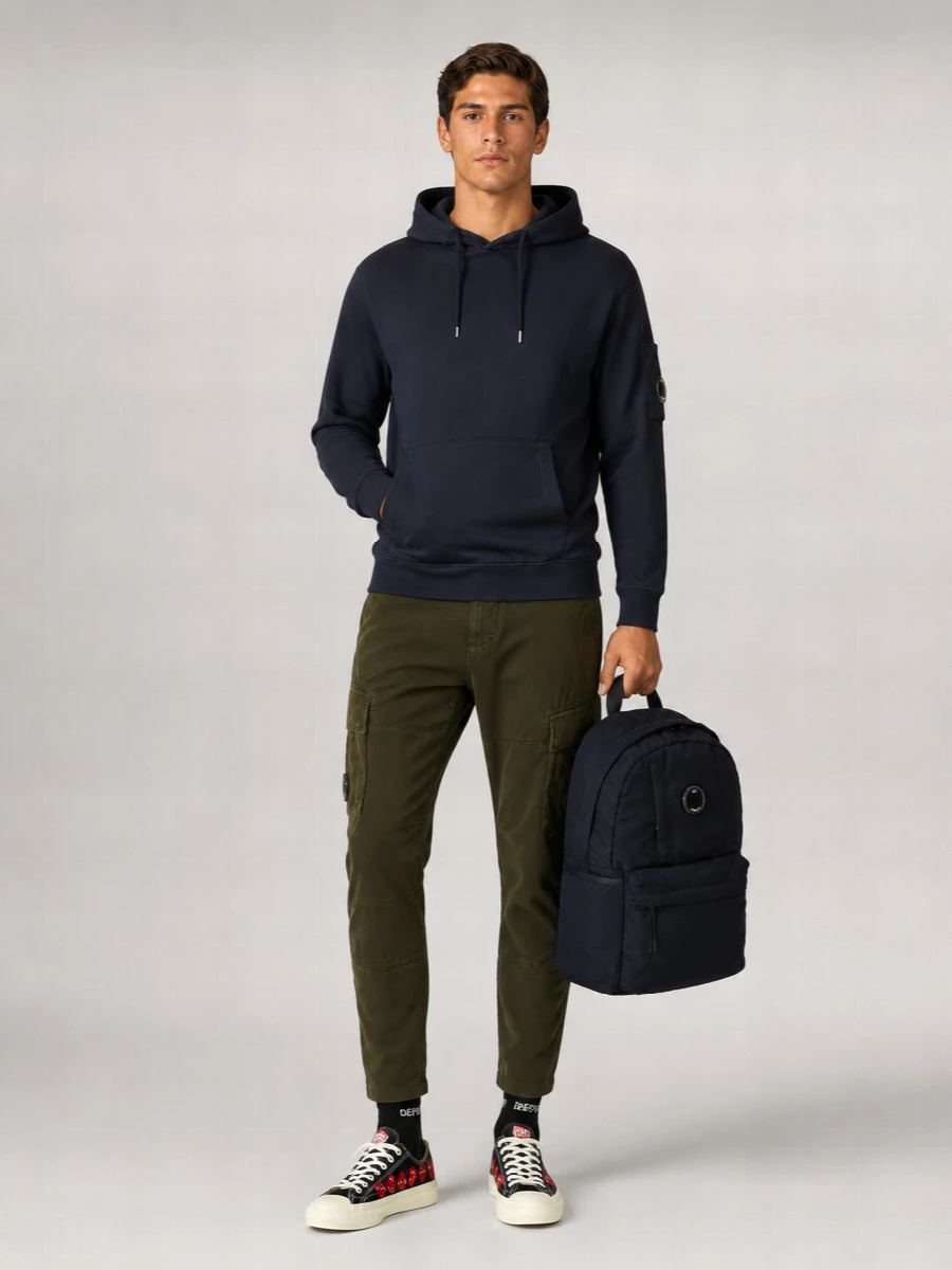 C.p. Company Cotton Hooded Sweatshirt