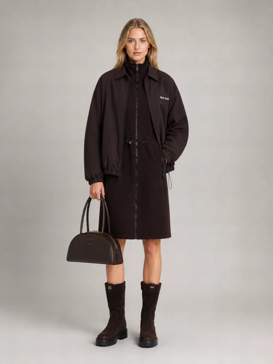 Miu Miu Cotton Oversized Jacket