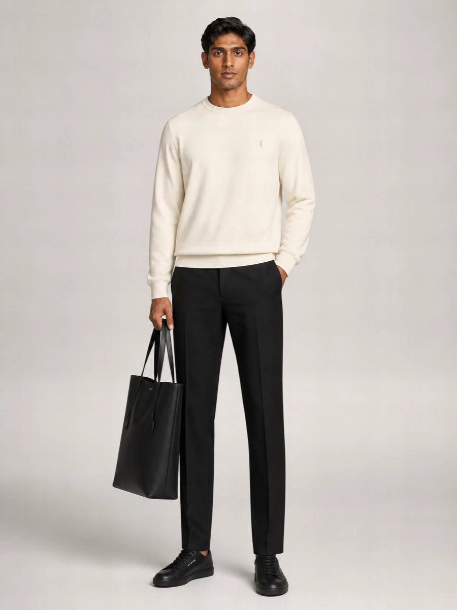 Saint Laurent Leather Low-Top Sneakers
