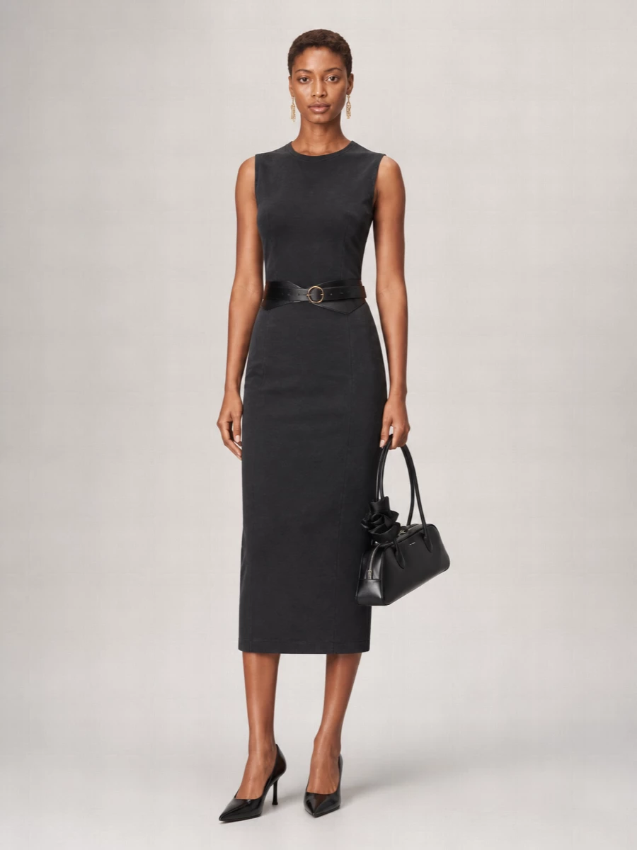 Alaïa Adjustable Wide Belt Gold-Tone Buckle