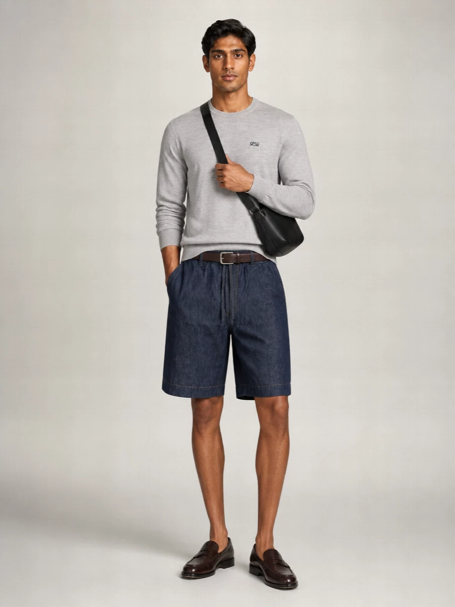 Loewe Leather Loafers