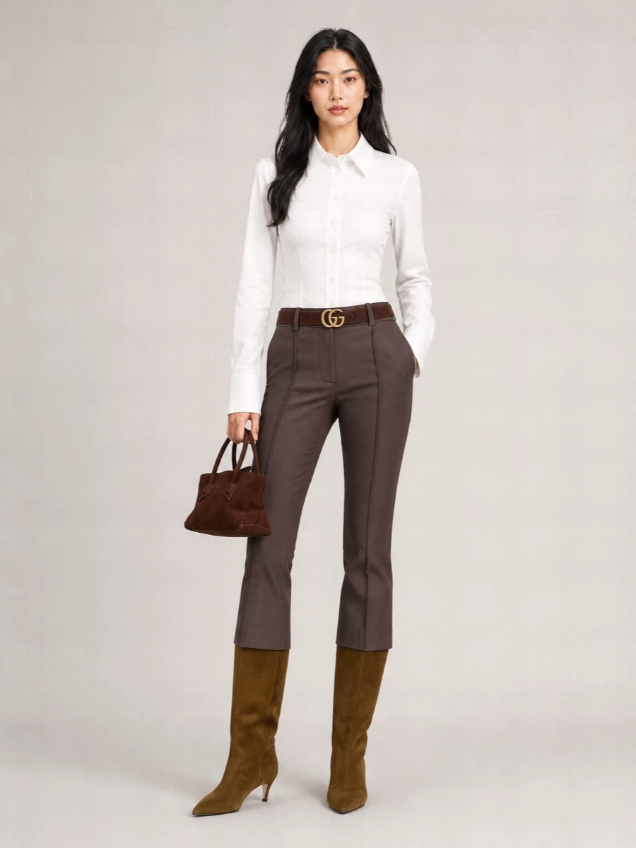 The Attico Flared Trousers