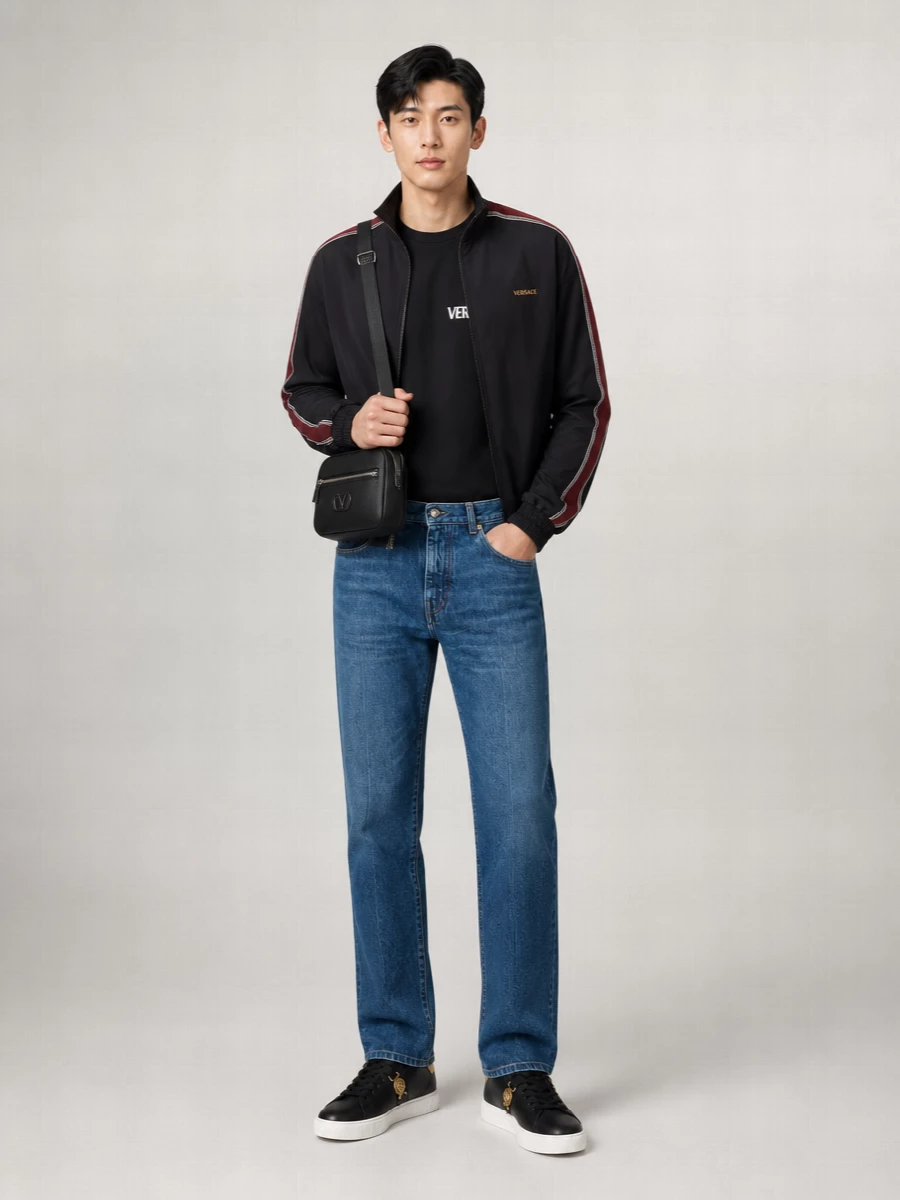 Versace Nylon Blouson Jacket