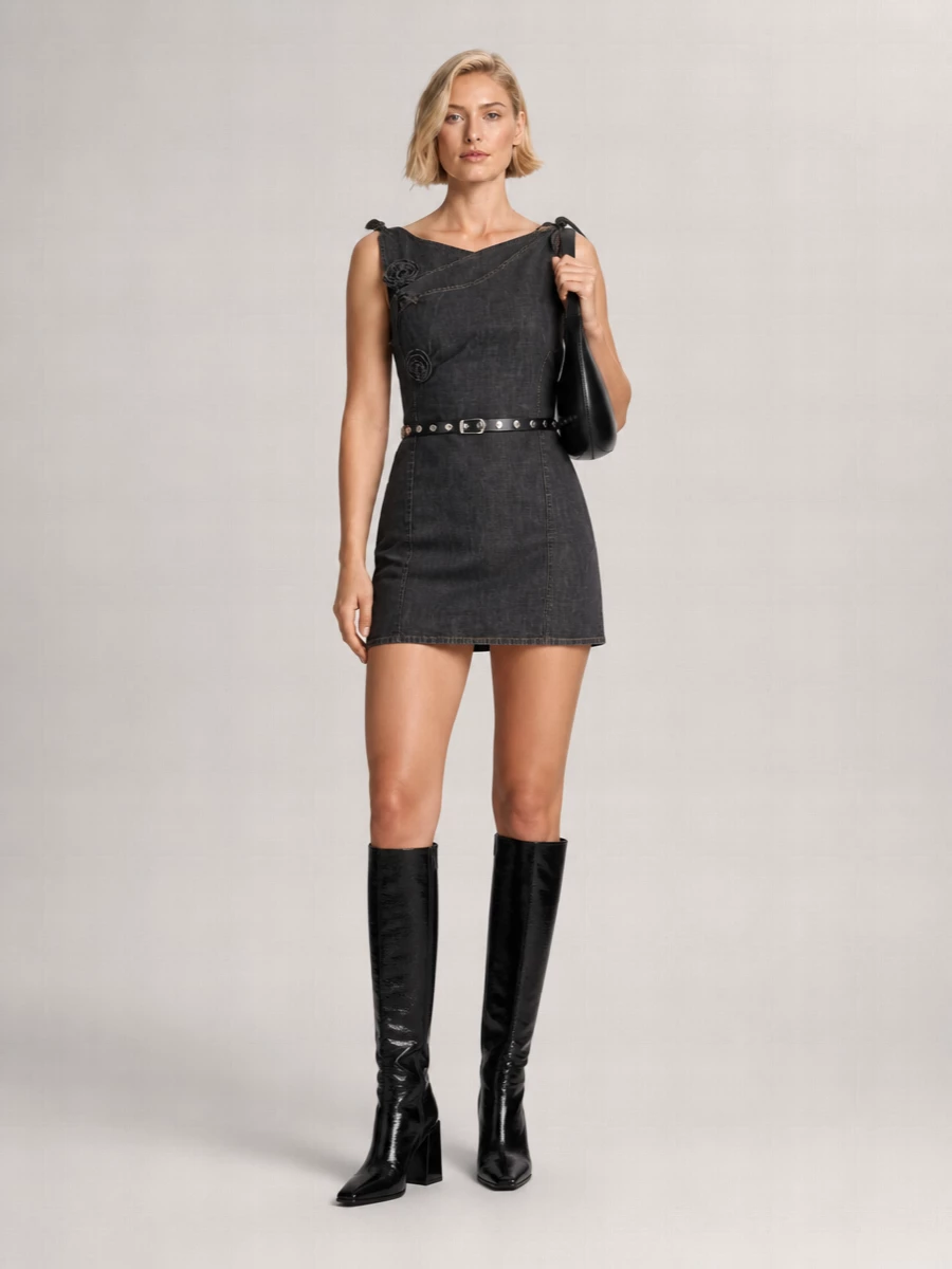 Coperni Cotton Sleeveless Mini Dress