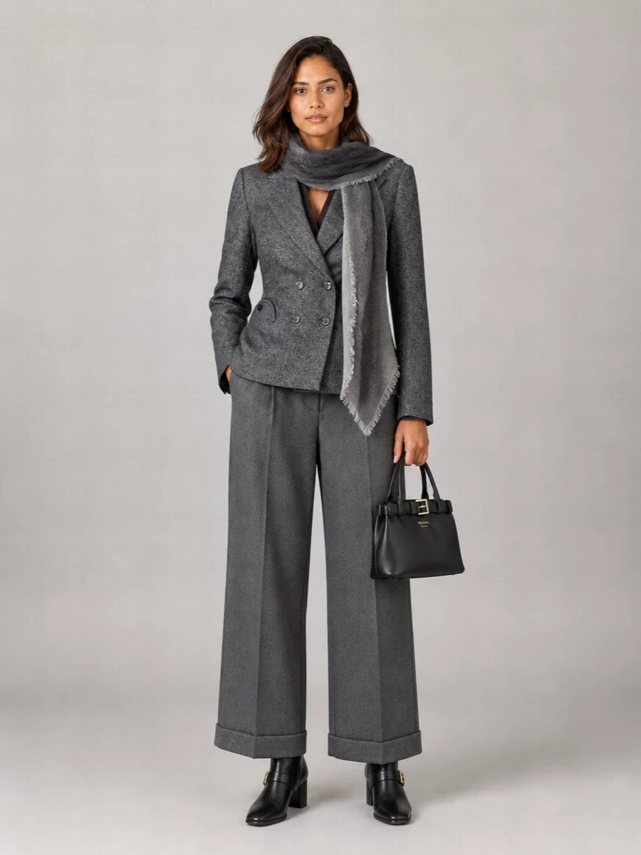 Blazé Milano wool-blend double-breasted blazer