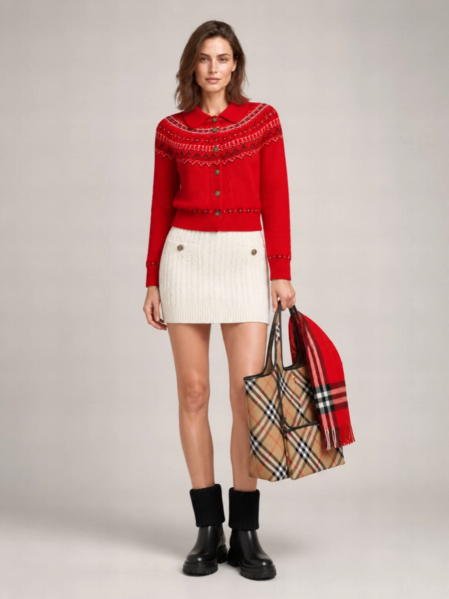 Guest In Residence Wool Cashmere Cardigan