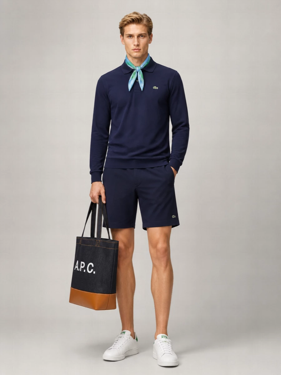 Lacoste Cotton Piqué Regular-Fit Long-Sleeve Polo Shirt