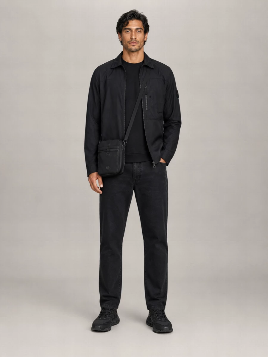 Stone Island Crinkled Technical Overshirt Jacket