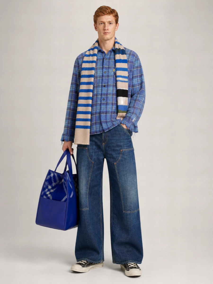 Gallery Dept. Cotton Checked Flannel Shirt