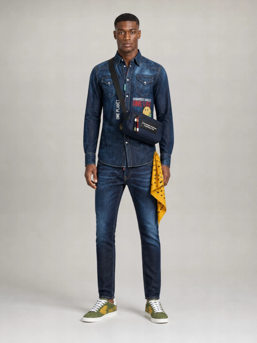 Dolce&Gabbana Silk Polka-Dot Square Scarf