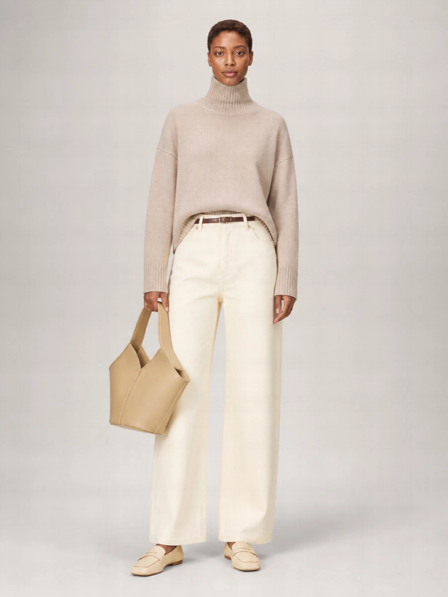 Soeur ivory denim jeans