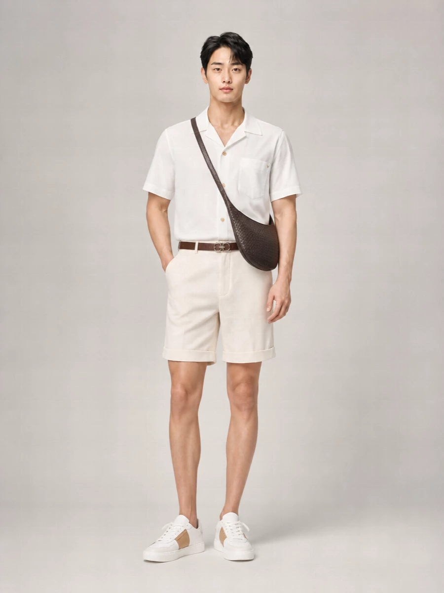 Valentino Garavani Cotton Short-Sleeve Bowling Shirt