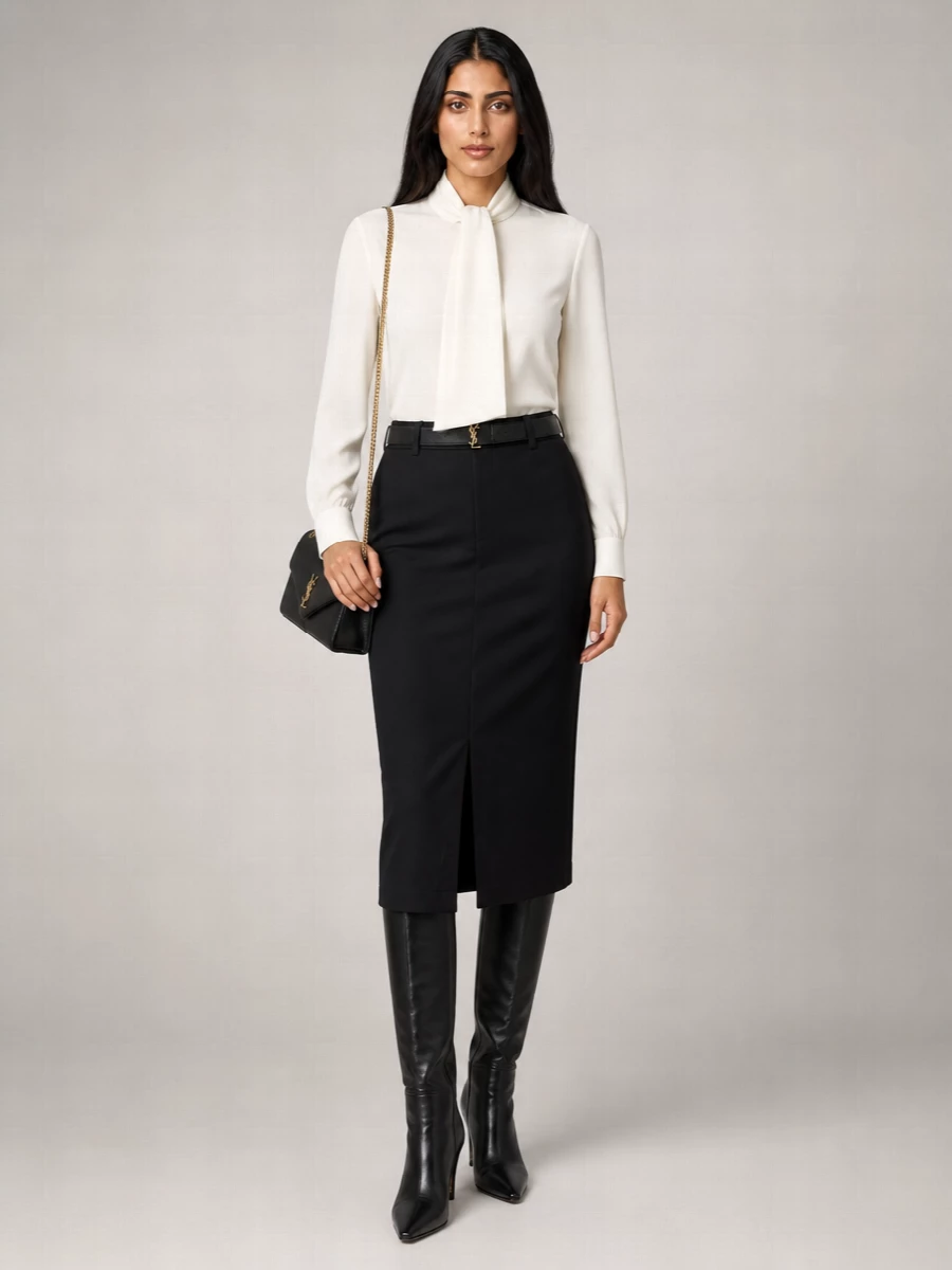 Saint Laurent Calypso Lamb Leather Shoulder Bag