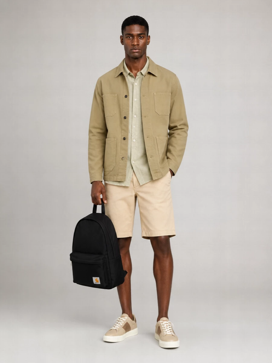Woolrich Cotton Overshirt Jacket