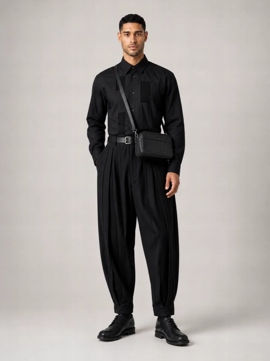 Comme Des Garçons Cotton Asymmetric Cutout Shirt