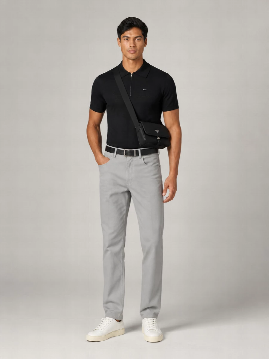 Prada Wool Polo Shirt