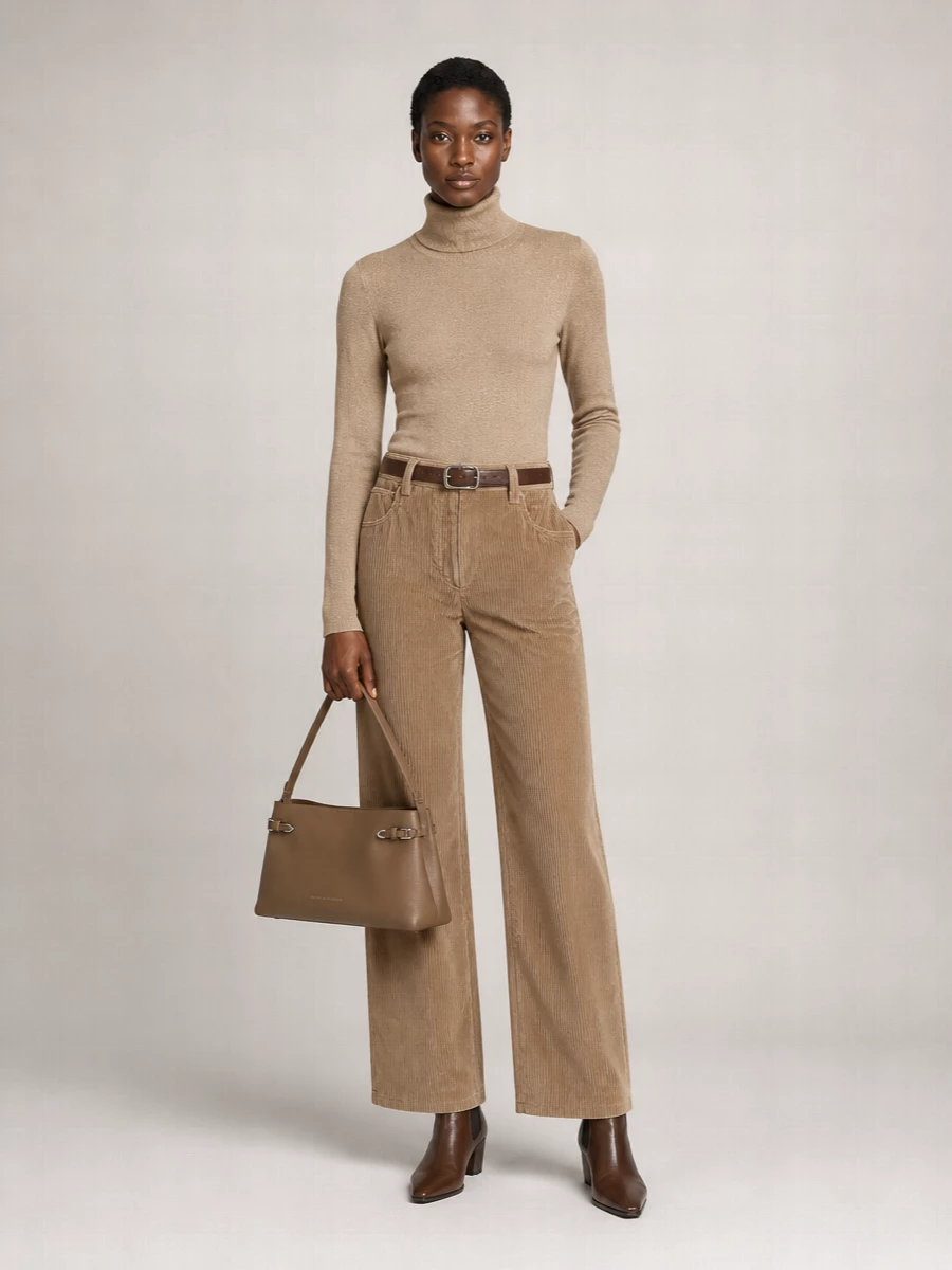 Brunello Cucinelli Corduroy Wide-Leg Trousers