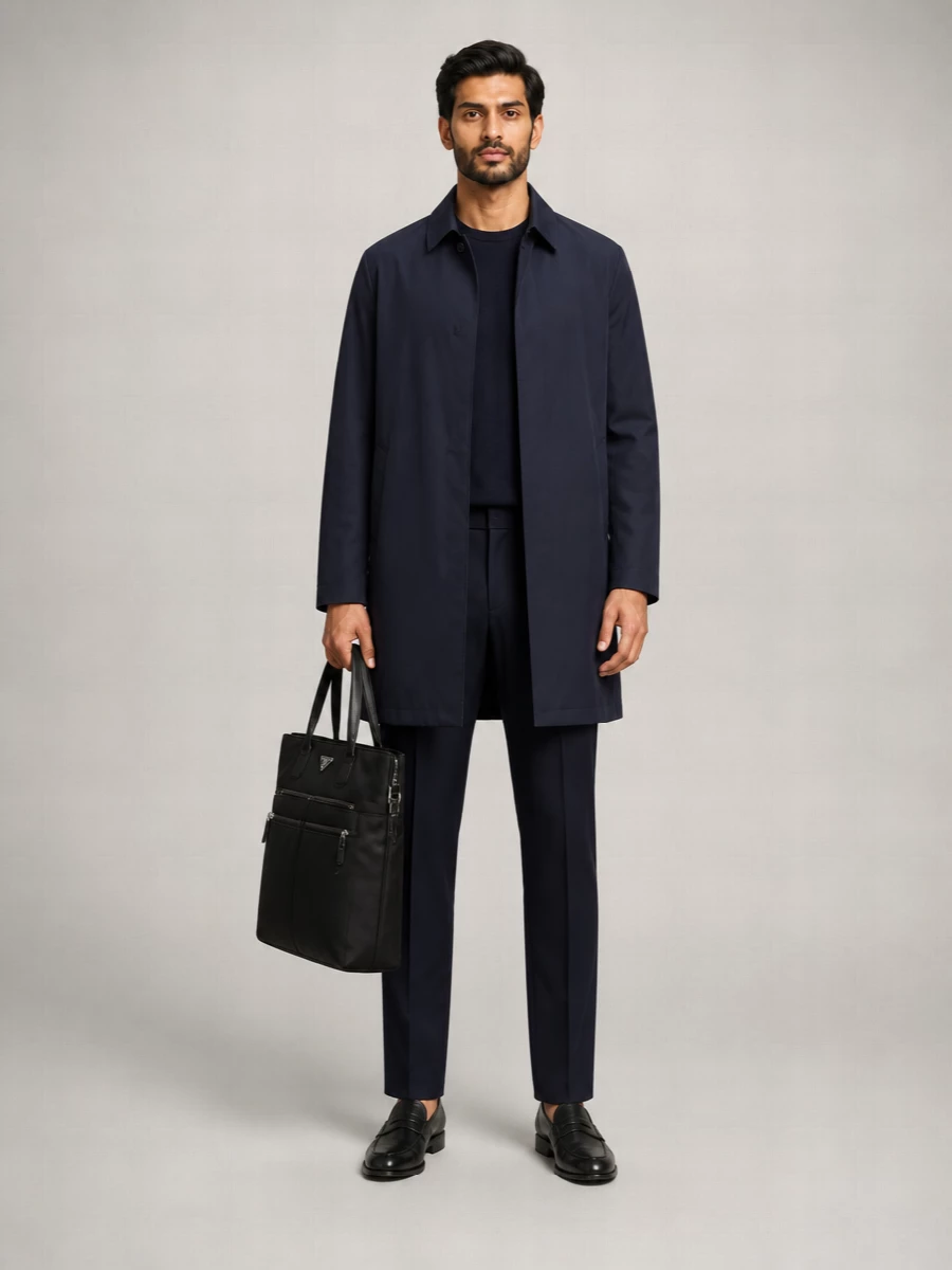 Prada Cotton Single-Breasted Overcoat