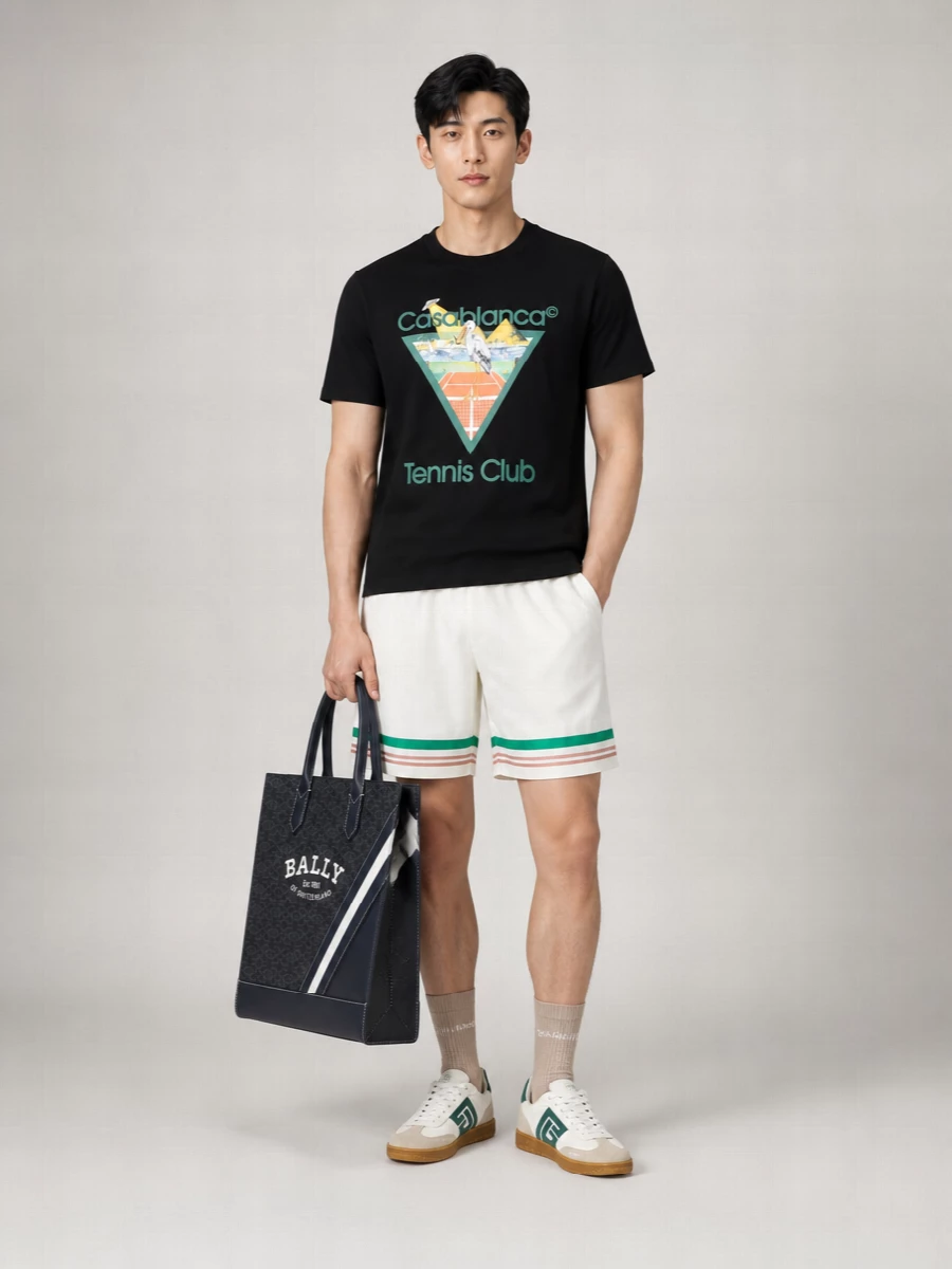 Casablanca Cotton Printed T-Shirt