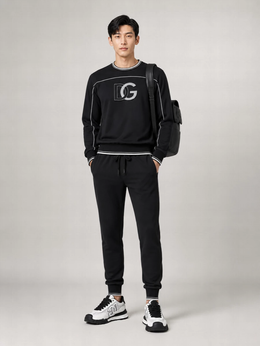 Dolce&Gabbana Leather Low-Top Sneakers