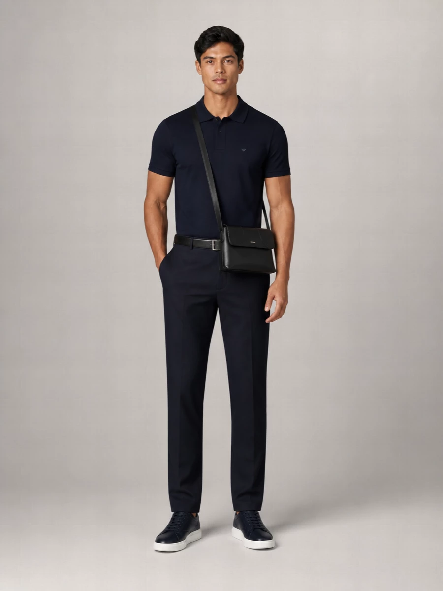 Emporio Armani Cotton Short-Sleeve Polo Shirt